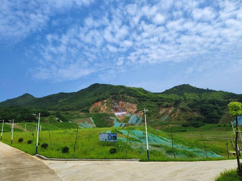 銅山、前山露天采坑復墾項目完成